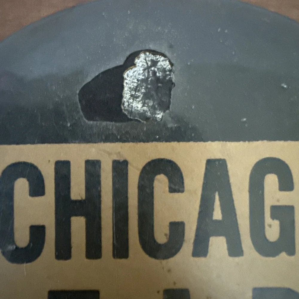 Vintage NFL Chicago Bears 1950s Pin Button Pinback 3 1/4